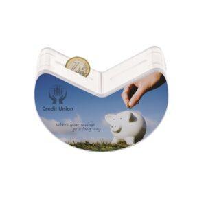 Branded Crescent Coin Box
