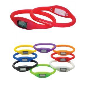Branded Oval Silicone Watch